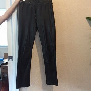 Nicole Miller Leather Pants